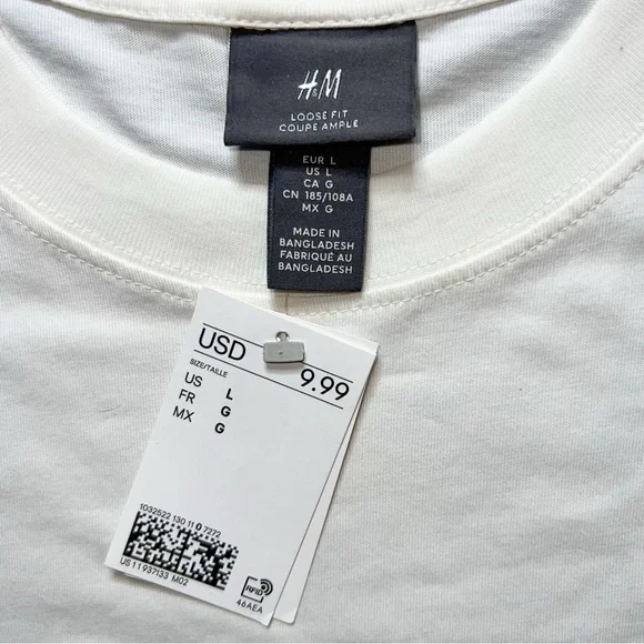 H&M “Nature Will Lead You To Good Places” Loose Fit Graphic T-Shirt, Size L - Picture 2 of 10